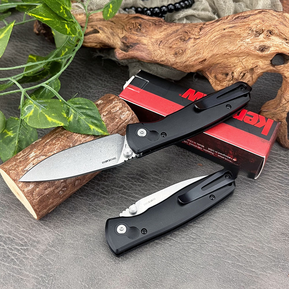 KS 2503 Folding Knife Sharp Cutting Hunting Survival Pocket Knife Portable Rescue Camping Outdoor Knife D2 Blade Aluminum Handle