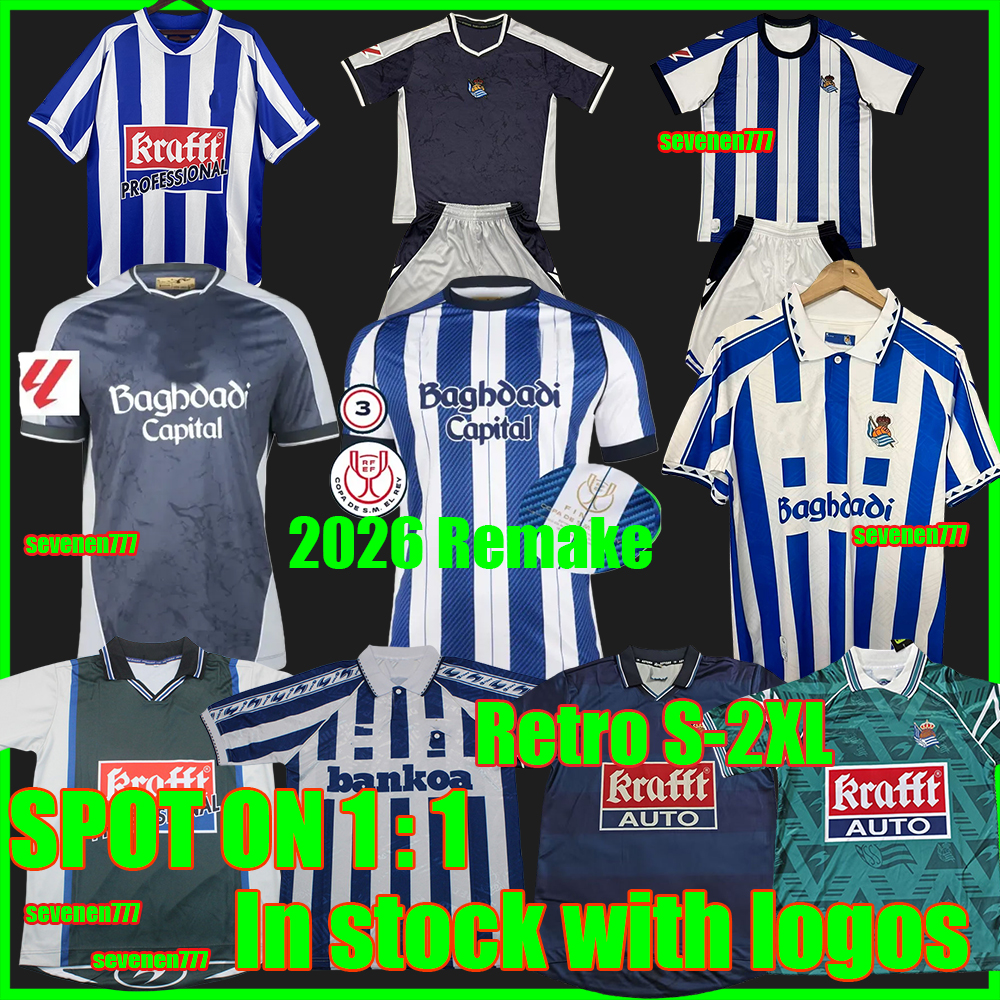 2025 2026 Real Sociedad Soccer Jersey OSKARSSON 9 OYARZABAL ZUBIMENDI BARRENE OSKARSSON BECKER TAKE 25 26 home camiseta de futbol ZAKHARYAN Football shorts