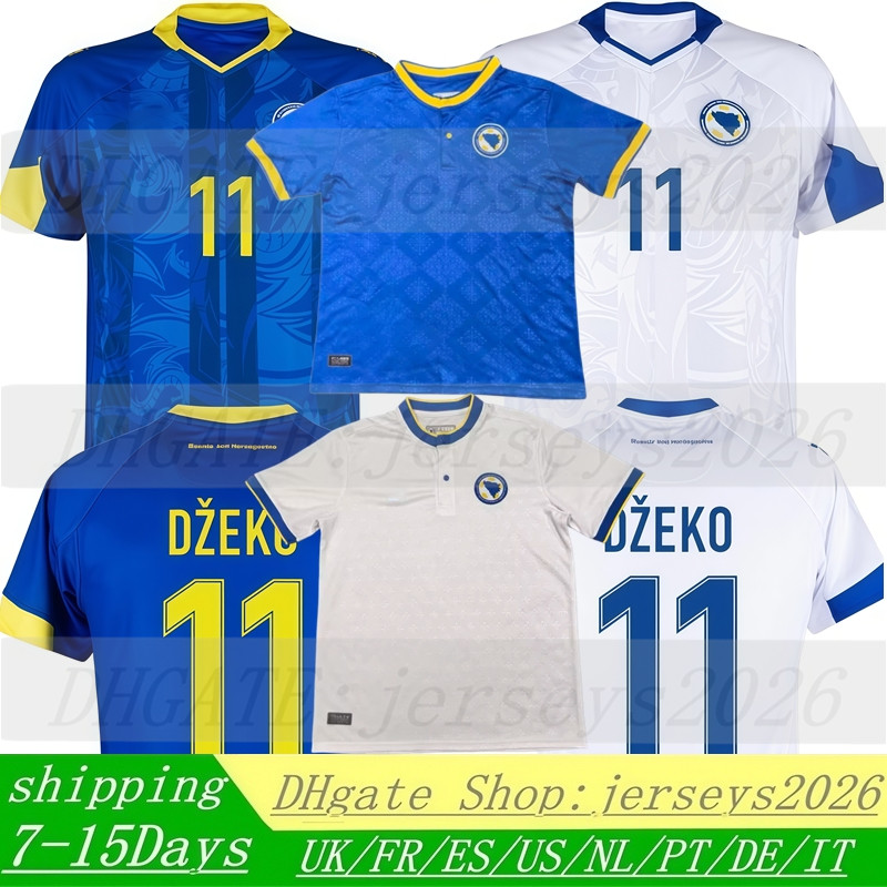 26 27 Bosnia and Herzegovina Dzeko Soccer Jerseys 2026 2027 Home Away Men kids Fans Football Shirt Kit S-4XL DEMIROVIC ALAJBEGOVIC BAJRAKTAREVIC DEDIC