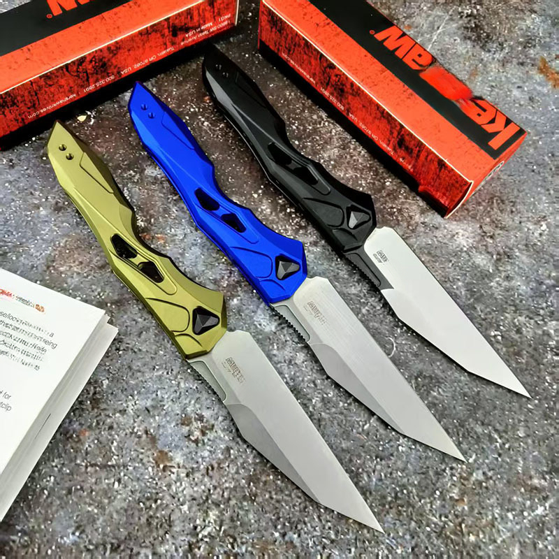 KS7650 Portable Multifunctional Pocket Folding Knife, EDC Outdoor Camping Knife with Nylon Handle, 8Cr13Mov Blade