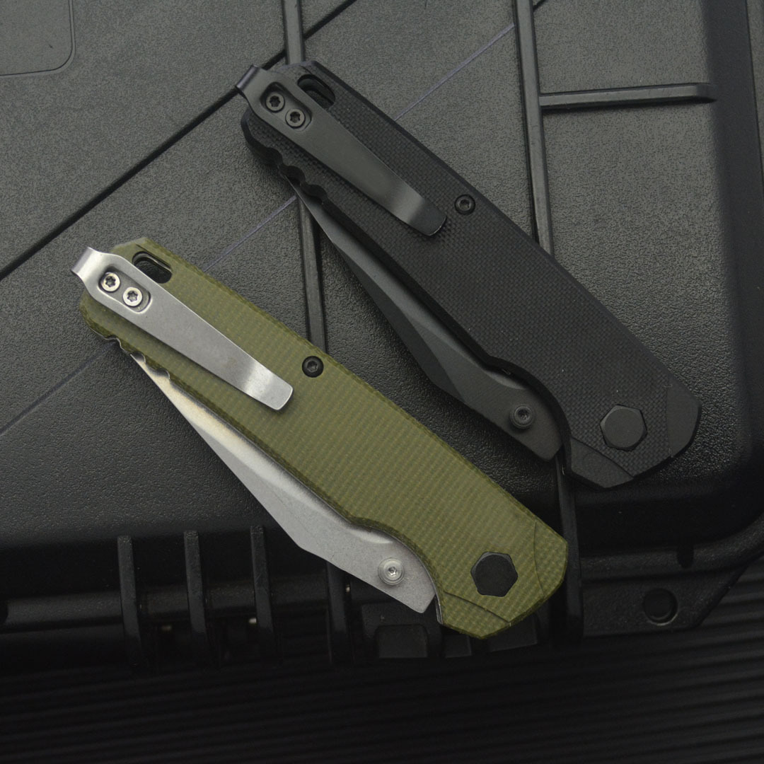 6106 High Hardness EDC Folding Knife 8Cr13Mov Blade Lightweight Durable Knives New Style Fruit Knives Camping Hunting Tool