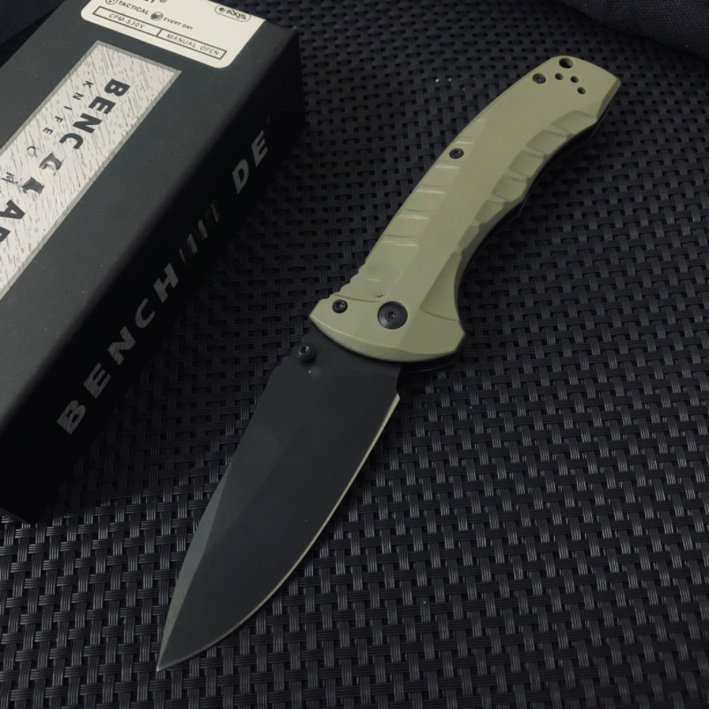 BM 980 Folding Pocket Hunting Knife Wilderness Camping Self Defense Flipper Knife Multifunction Combat EDC Tool