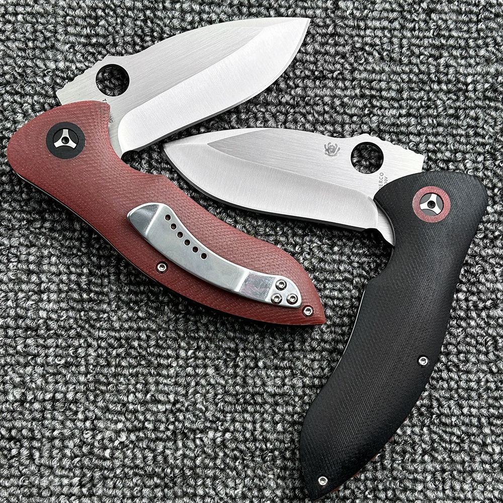 C187 G10 handle folding for outdoor camping, wilderness survival, high hardness pocket tool knife