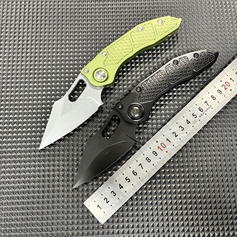 folding D2 Mark M390 blade 6061-T6 Aluminum handle outdoor tactical camping hunting EDC tool kitchen knife