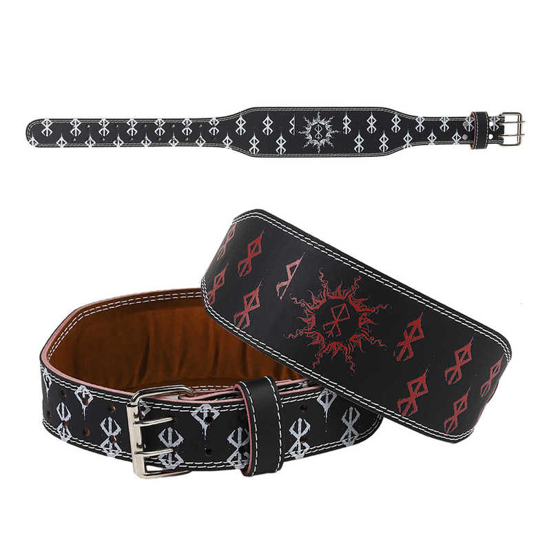Special Sports Fitness Gear Squat Deadlift Bodybuilding Training Personalized Pattern Waist Support Belt Unisex 250314