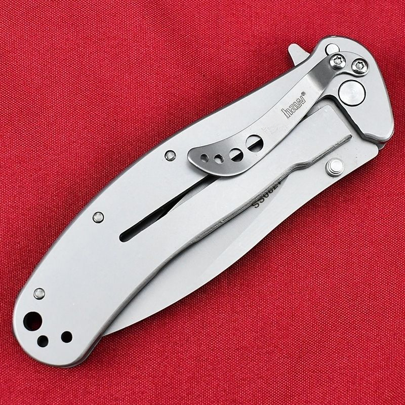 Best-selling 1730SS Pocket Folding Knife for Everyday Carry, Featuring 410 Stainless Steel Handle Outdoor Hiking Camping Tools