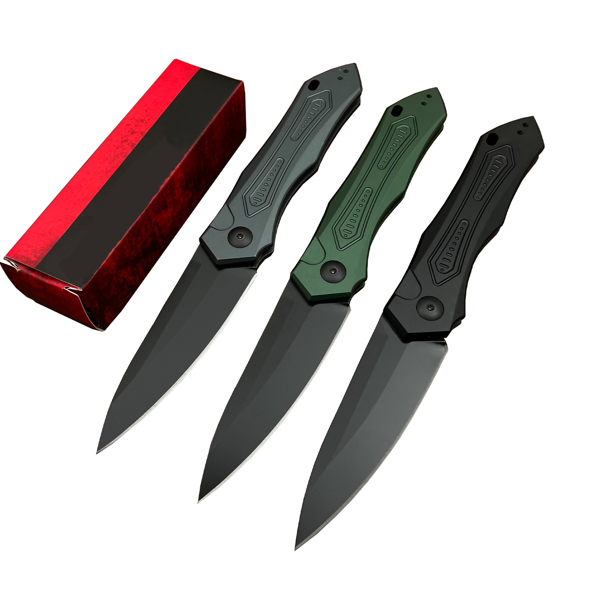 KS 7800 Pocket Knife 3.75" Blade CPM154 Steel Treated Aluminum Handle Outdoor Tactical EDC Hunting Knife Men's Gift