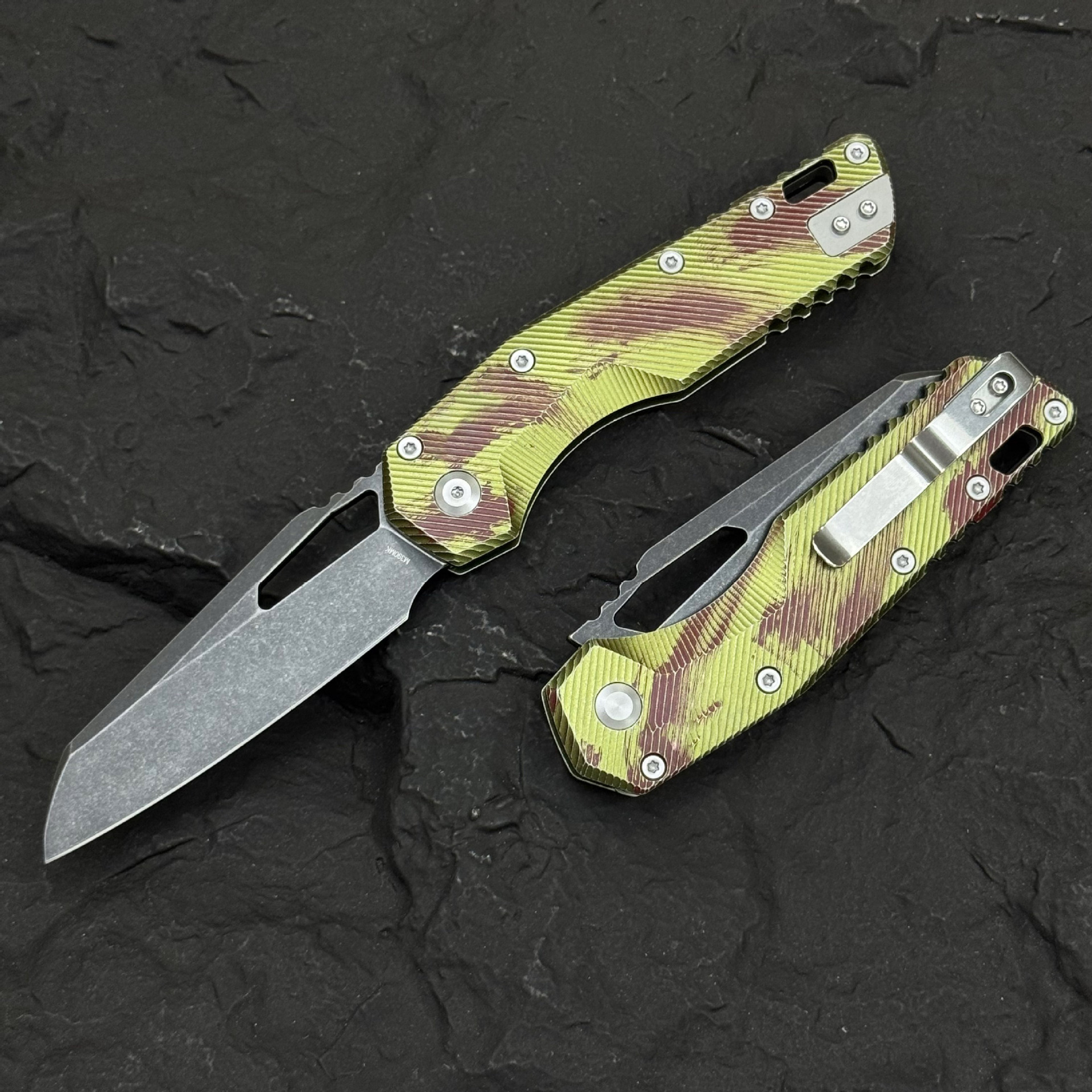 Folding Knife Aluminum Alloy Handle Ball Bearing Portalbe Outdoor Tactical Camping Hunting Survival EDC Tool