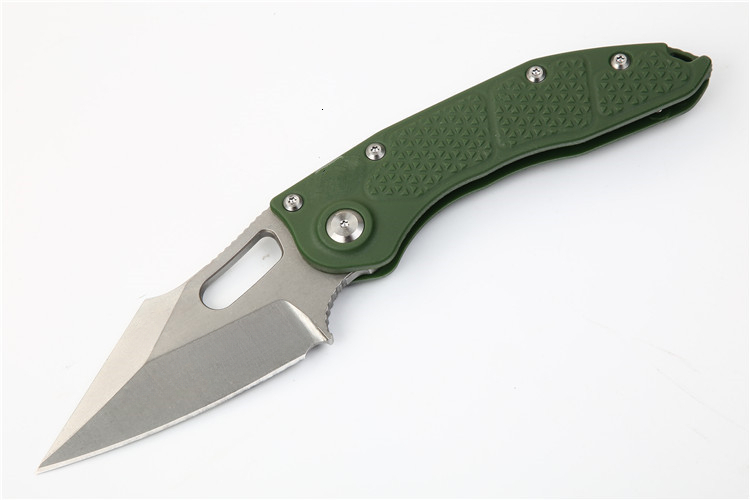 Folding knife D2 blade, nylon fiberglass handle outdoor EDC tool