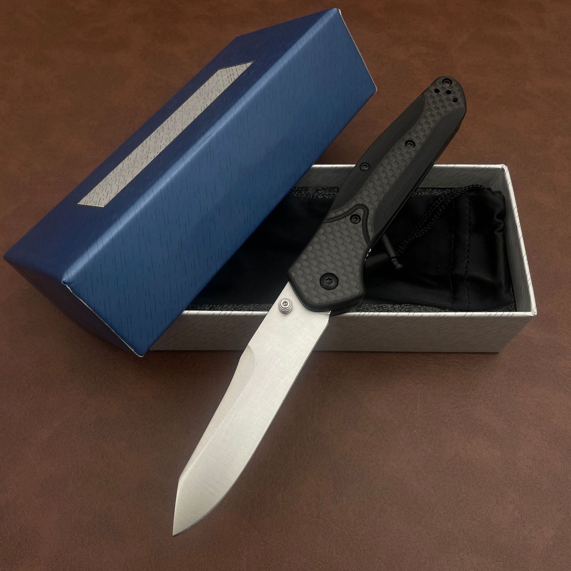 High Quality BM 940 Folding Pocket Knife S35V Steel Blade Carbon Fiber Handle Outdoor Hunting Camping EDC Tool Gift