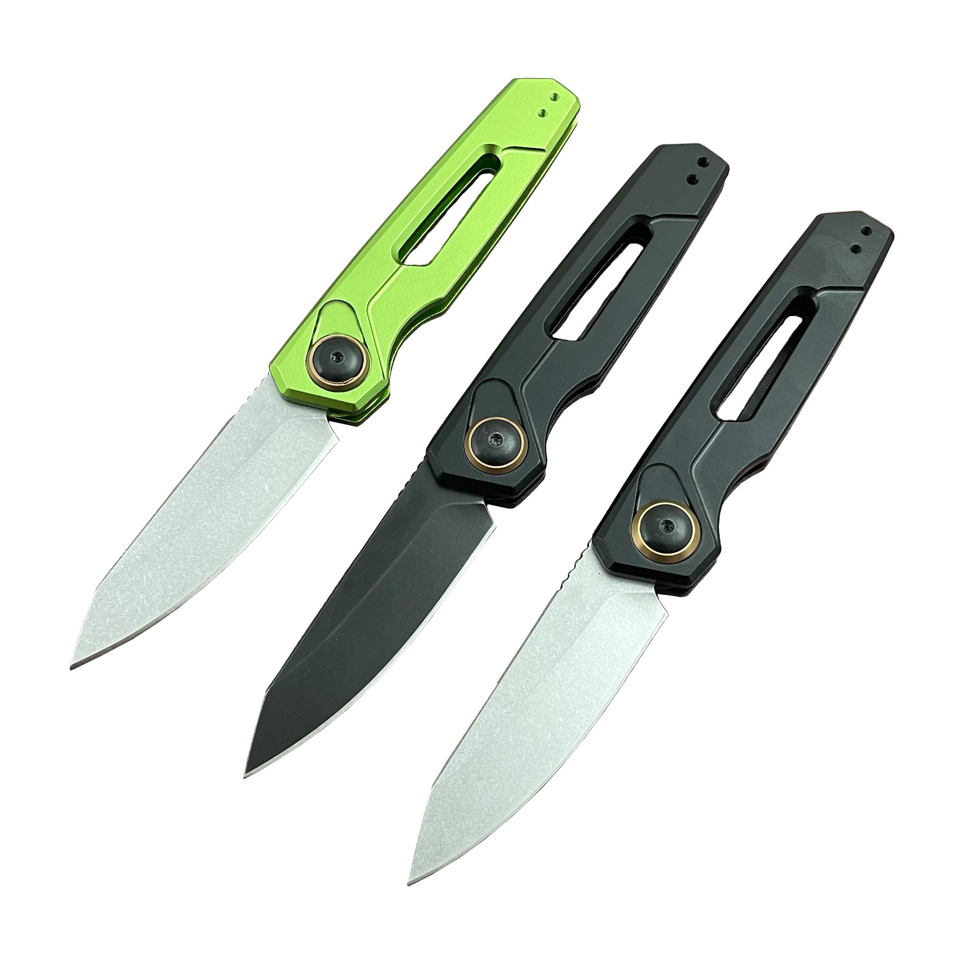 KS 7550 High-Quality T6 Aluminum Handle Outdoor Camping EDC Tactical Hunting Knife Adventure Survival Tool Men's Gift Pocket Knife