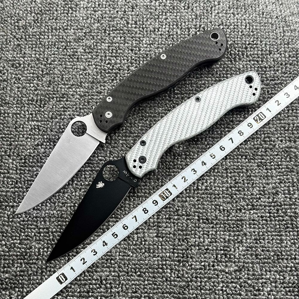 C36 Carbon Fiber Handle Folding Outdoor Camping Wilderness Survival High Hardness Pocket Tool Knife