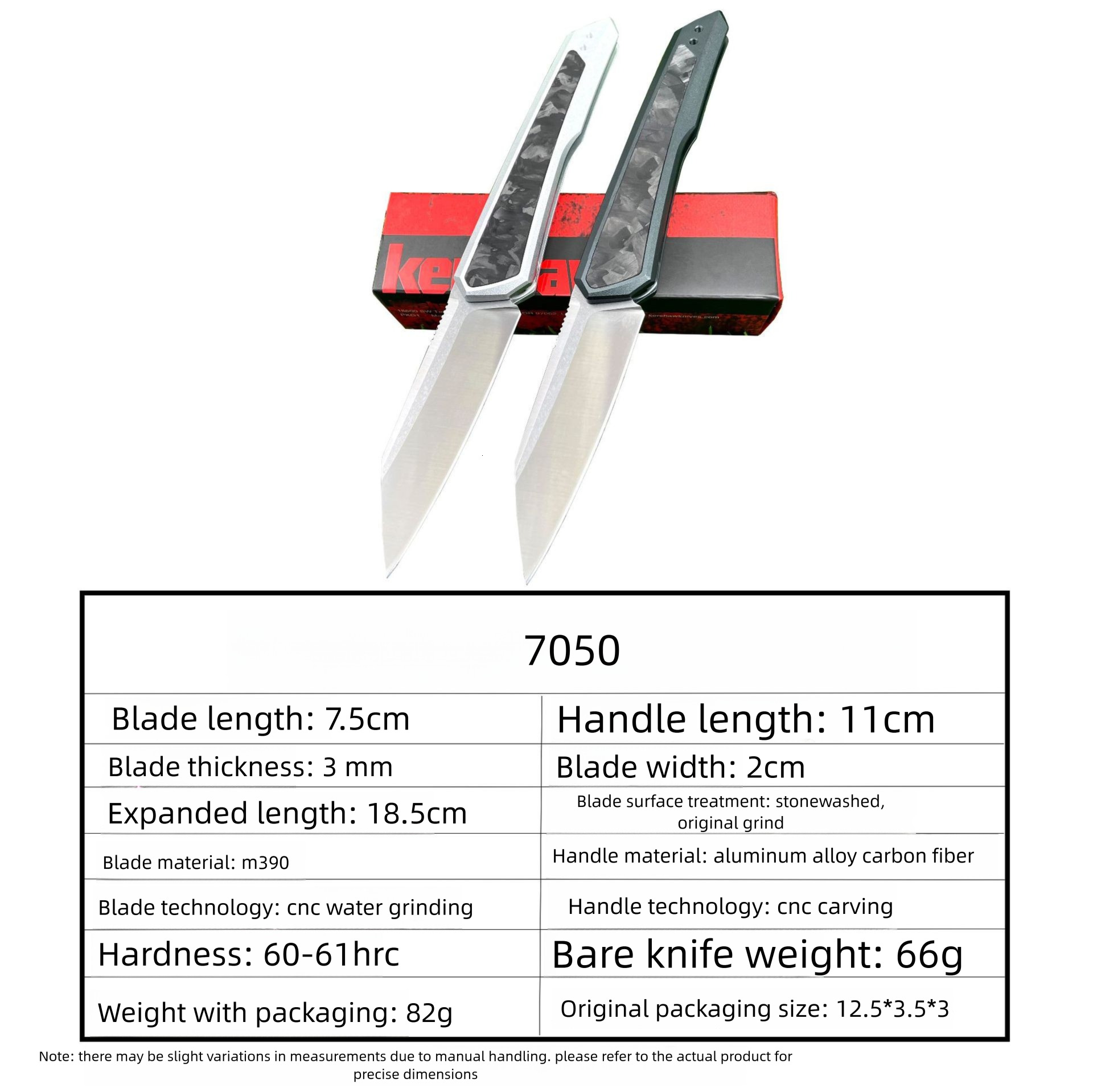 KS7050 Aviation Aluminum Handle Side Jump Knife M390 Blade Folding Knife Outdoor Tactical Camping Hiking Hunting EDC Knife