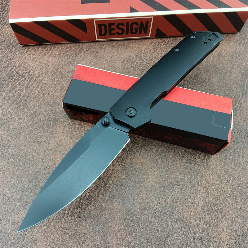 KS 2038 Aluminum Folding Knife with D2 Steel Blade A Lightweight and Durable Fishing Knife for Outdoor Emergencies