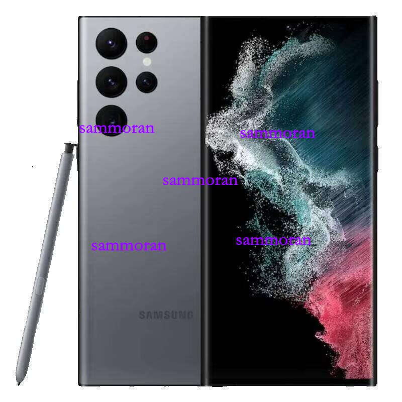 C Samsung Galaxy S22 Ultra 5G S908U S908U1 S908E S908B 6.8" 8/12GB RAM 128/256/512GB/1TB ROM Snapdragon Original Unlocked Phone