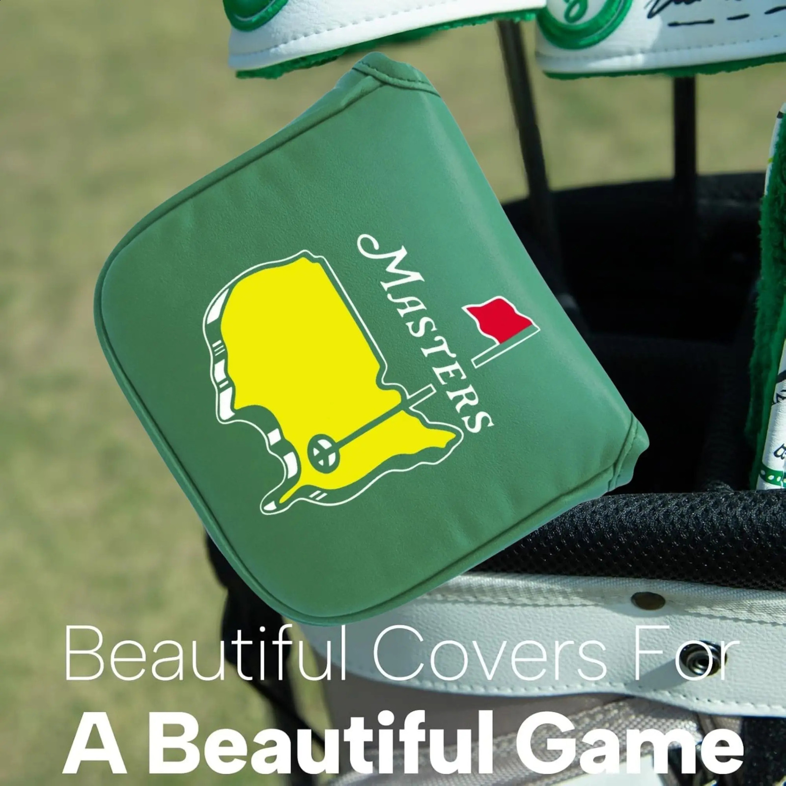Funny Golf Mallet Headcover Club Head Covers Premium PU Leather Putter Cover Great Accessories for Men 260424