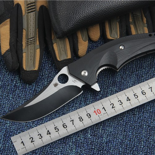 C196 Folding Knife S30V Blade G10 Handle Ball Bearing Tactical Pocket Utility Camping Outdoor Hunting Fishing Knife