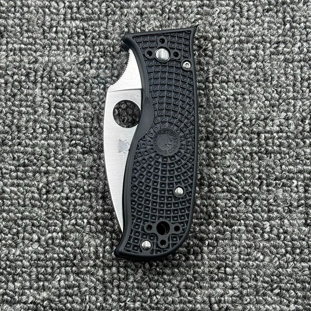 C69 Folding Knife Blade Nylon Fiber Handle High Hardness Sharp Outdoor Camping Portable Knife Practical Cutting Knife