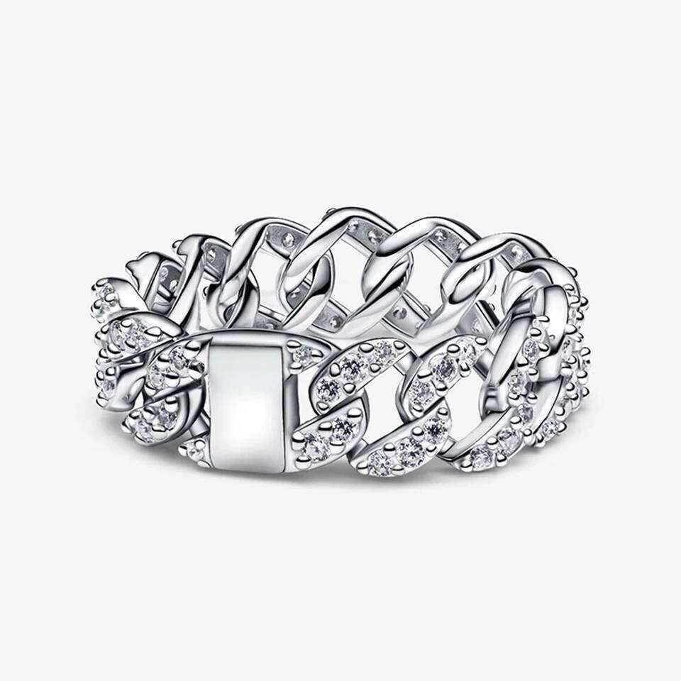 2026 New 925 Silver Sparkling Princess Noble Heart Crown Shell Bee Plant Specimen Ring Festival Exquisite DIY Charm Jewelry Gift