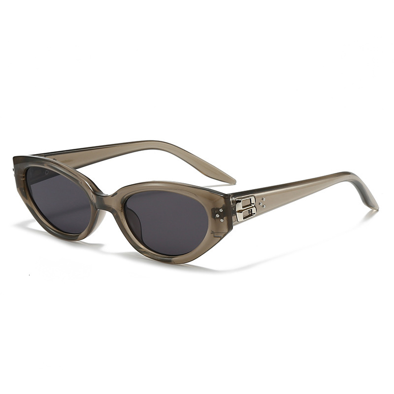 Designer Same Style GM Sunglasses Dun Cat Eye Sunglasses Trendy Avant-garde Sunscreen Sunglasses Men Travel UV Protection