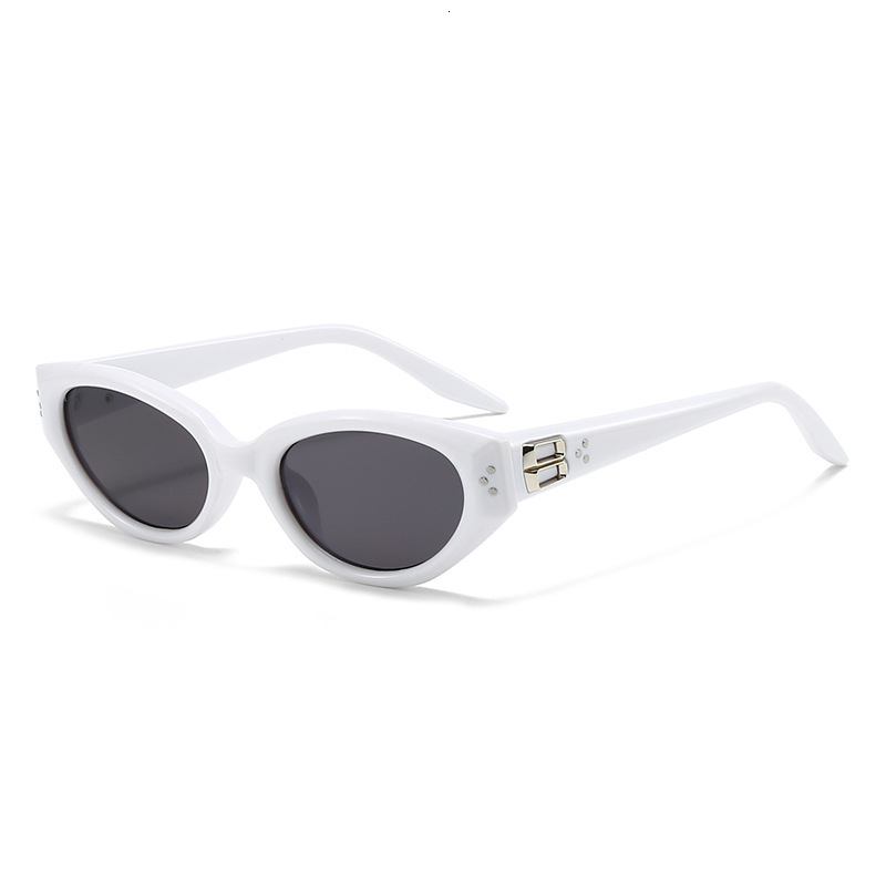 Designer Same Style GM Sunglasses Dun Cat Eye Sunglasses Trendy Avant-garde Sunscreen Sunglasses Men Travel UV Protection