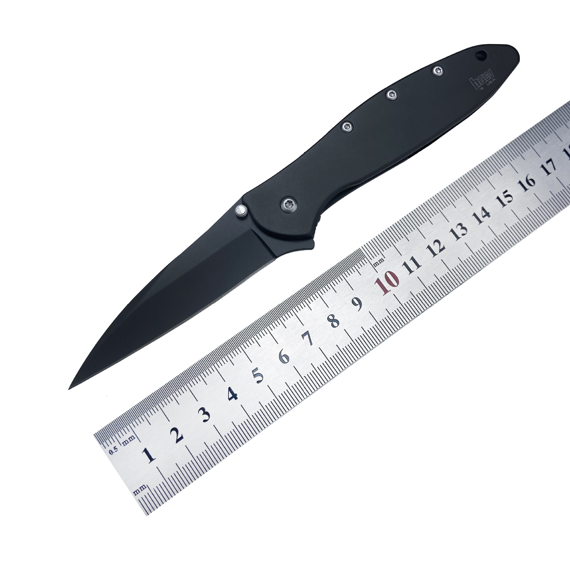 1660 Pocket Knife 14C28N Steel Treated Outdoor Tactical Camping Hiking Survival Knife Hunting Knife Escape Tool Men's Gift