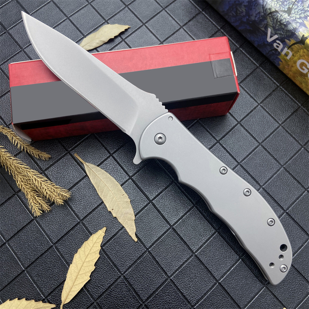 3655 EDC Stainless 8CR Blade Aluminum Handle Folding Pocket Knife outdoor Camping Survival Fishing Knife