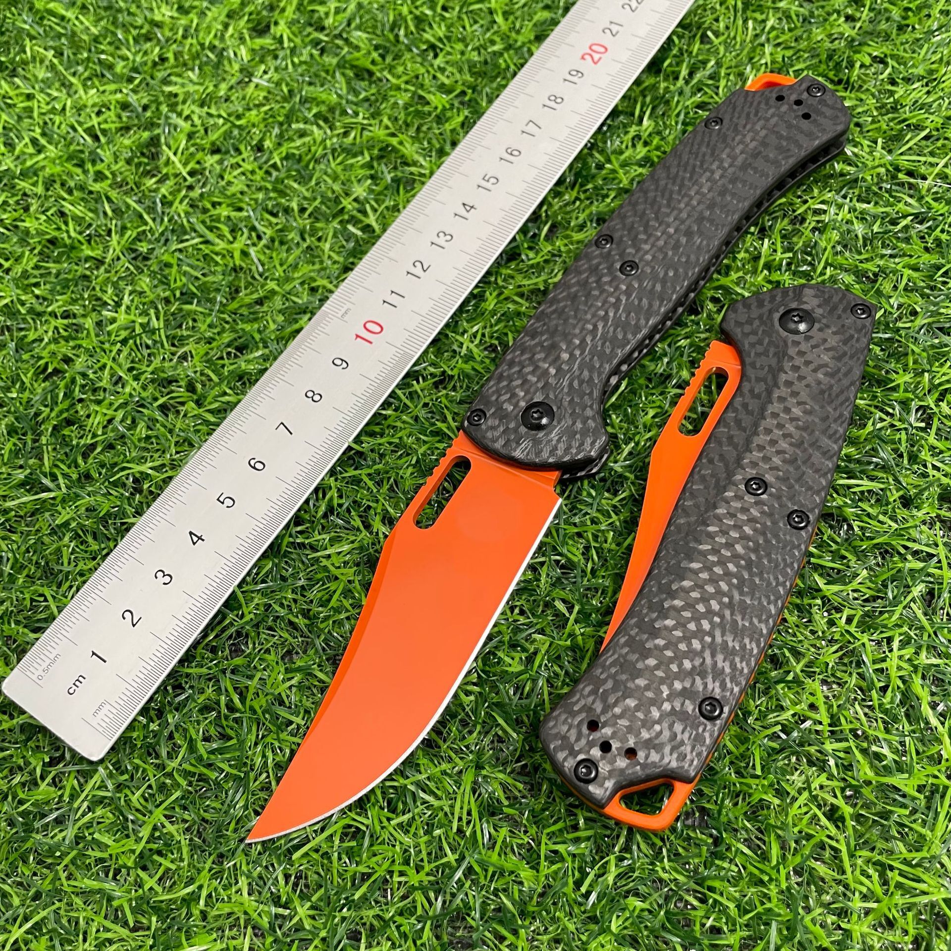 BM 15535 Knife Carbon Fiber Handle Hunting Folding Knife BENCH CPM154 Blade EDC Self Defense Pocket Multiool Knives Gitf for Men
