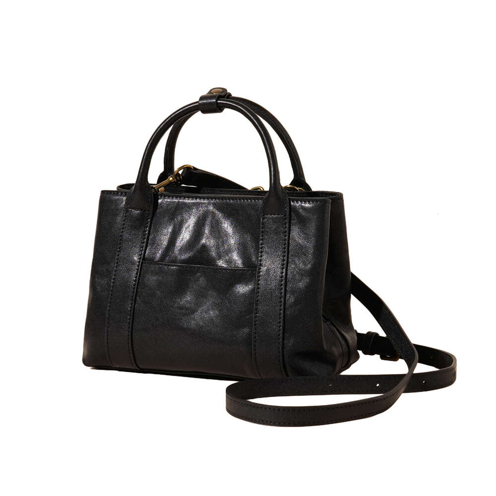 Vegetable Tanned Top Layer Cowhide Handbag Large Capacity Genuine Leather Fashion Casual Versatile Shoulder Crossbody Bag SENYY