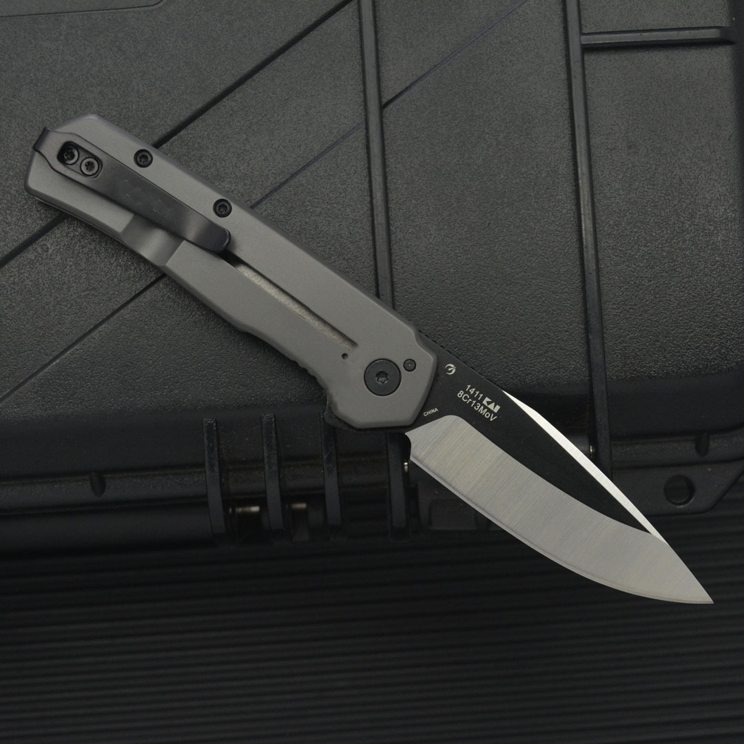 New 1405 Outdoor Camping Folding Knife 8CR13 Blade 440C Handle Pocket Survival Tactical Hunting Utility Fruit Knives CED Tools