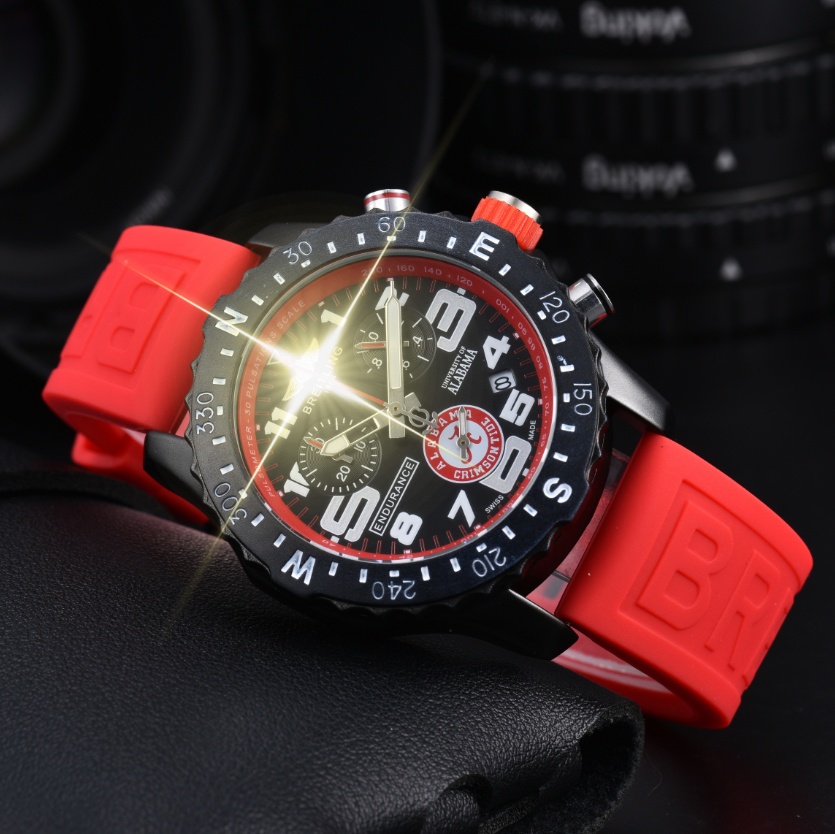 NEW TOP Design Mens women Breitlinity Watches automatic quartz Movement Male Clock Luxury Business Designer for Men Watch luxe Quartz battery Wristwatches 681