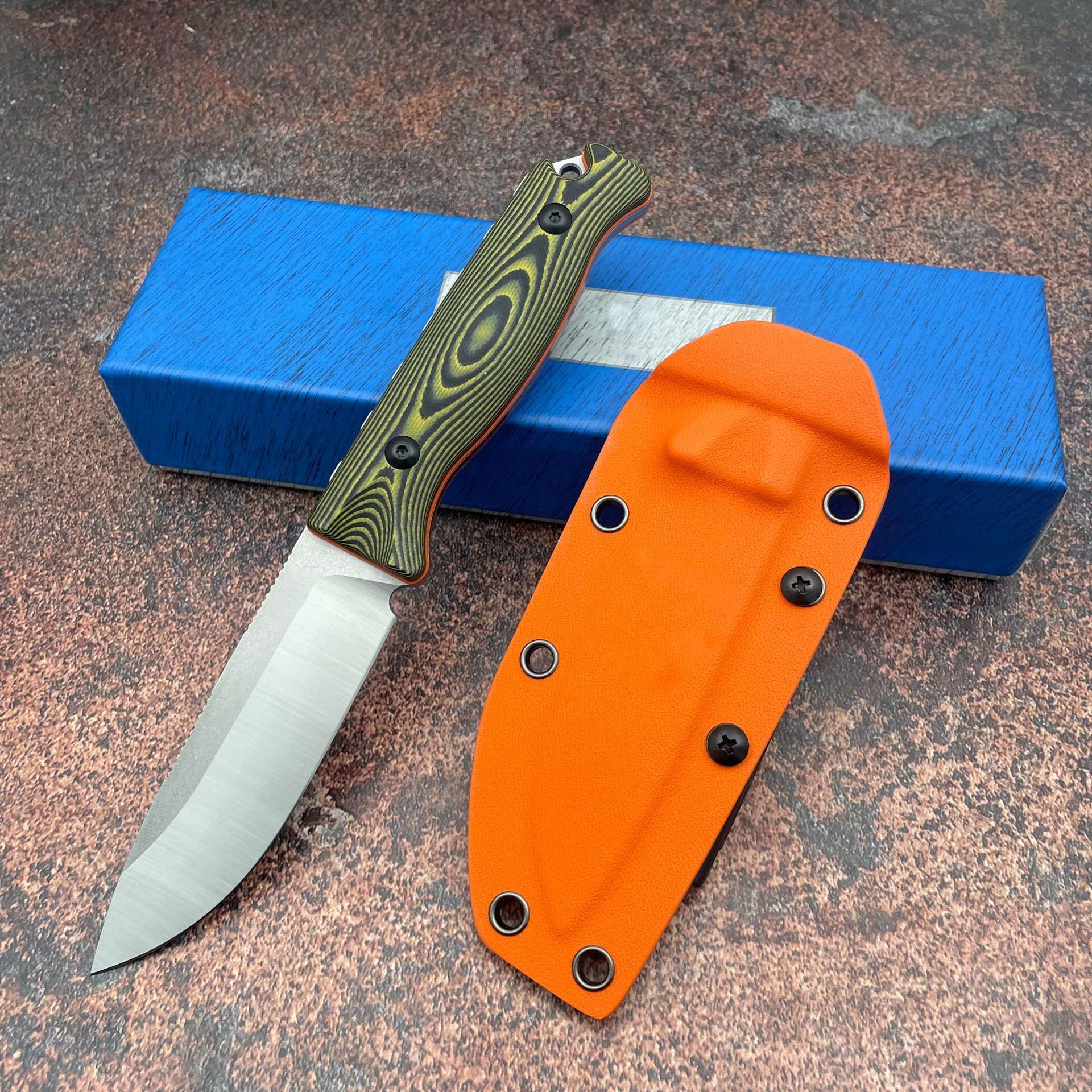BM 15002 Adventure Survival Tools S90V Steel Treatment Outdoor Forest Obstacle Removal Knife EDC Practical Cutting Knife