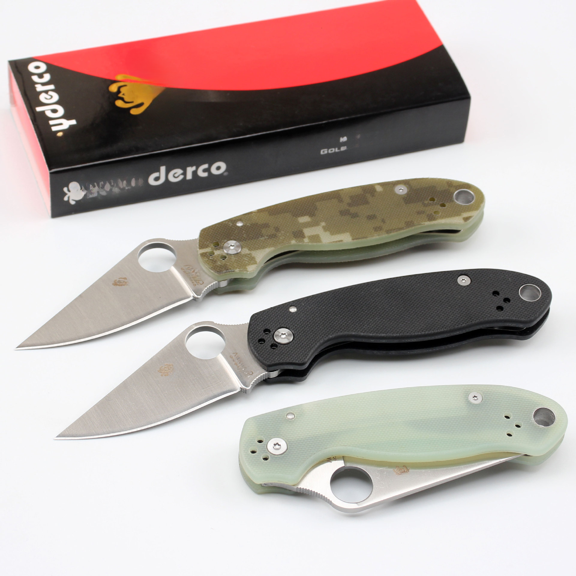 C233 Outdoor Wilderness Survival Portable High Hardness G10 Handle Folding Knife