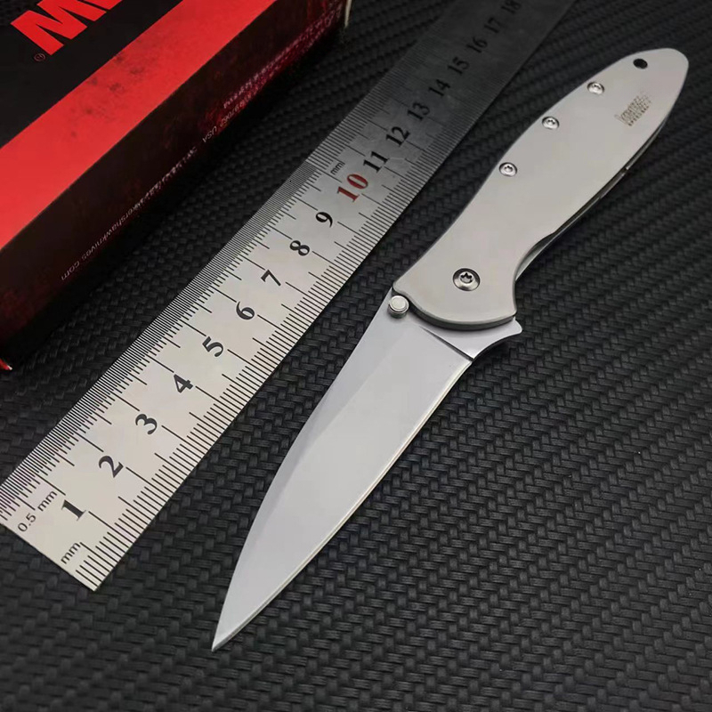 KS 1660 Portable Folding Knife 440c Steel Outdoor Tactical Camping Hiking EDC Practical Cutting Knife Adventure Survival Tool