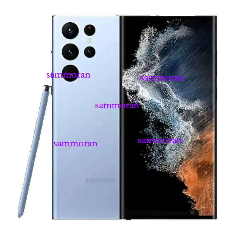 C Samsung Galaxy S22 Ultra 5G S908U S908U1 S908E S908B 6.8" 8/12GB RAM 128/256/512GB/1TB ROM Snapdragon Original Unlocked Phone