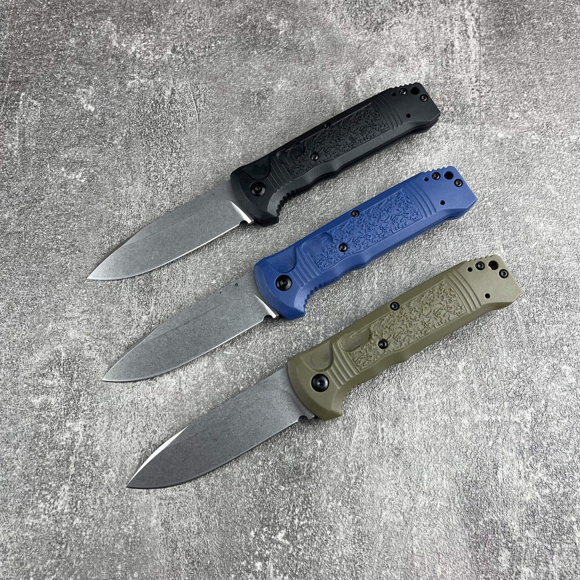 BM 4400 Compact Pocket Knife with S30V Blade Nylon Fiber Handle High Hardness and Sharp for Outdoor Camping Folding and Portable