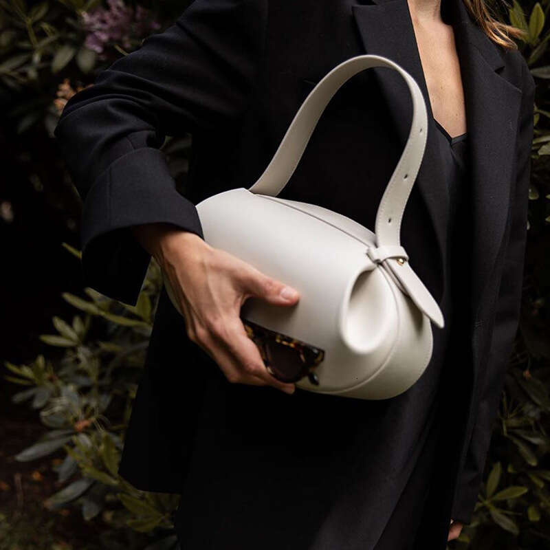 2026 New Arrival Niche Trendy Underarm Bag, 3D Stereo Small Round Baguette Handbag, Casual Versatile Crossbody Shoulder Purse for Women Daily Use SENY