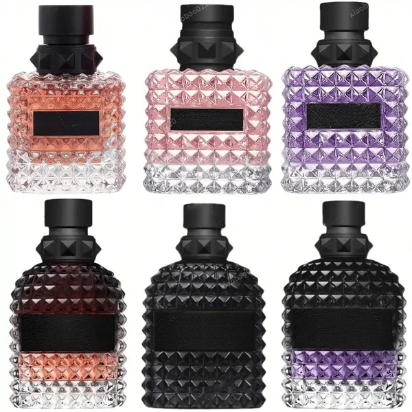 Designer Born in roma Perfume Coral Fantasy Intense Purple Melancholia Men Women Fragrance 100ml Long Lasting smell good scent Cologne Spray