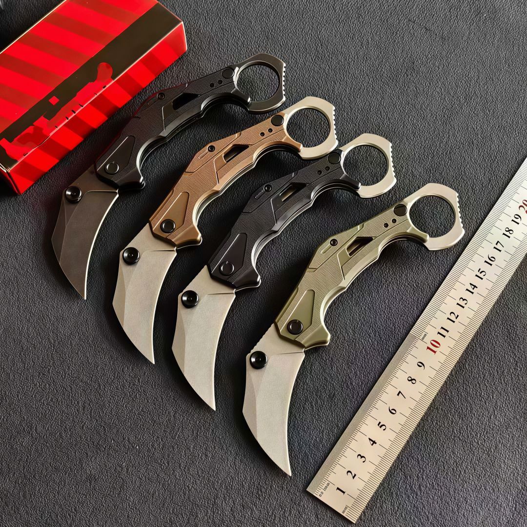 Ks2064 Camping Folding Knife 8CR13 Blade G10 Handle Pocket Survival Tactical Hunting Utility Knives EDC Tools