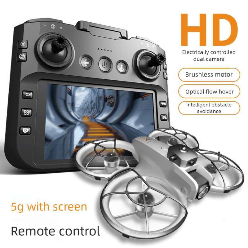 Z4 Drone With 4.3" Big Screen Remote Control, Brushless Motor FPV Racing Drone, HD Aerial Photography, Optical Flow Hover, Quadcopter RC Plane Fo