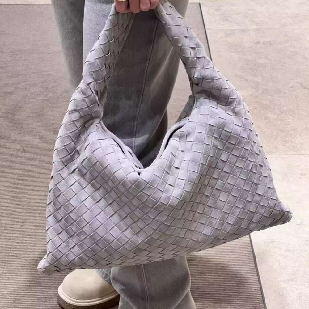 Autumn Winter Hot Niche Handbags, Suede Woven Tote Bag, Casual Large Capacity, Shoulder Underarm Bag, Fashion Daily Women Handbagvv SENYY