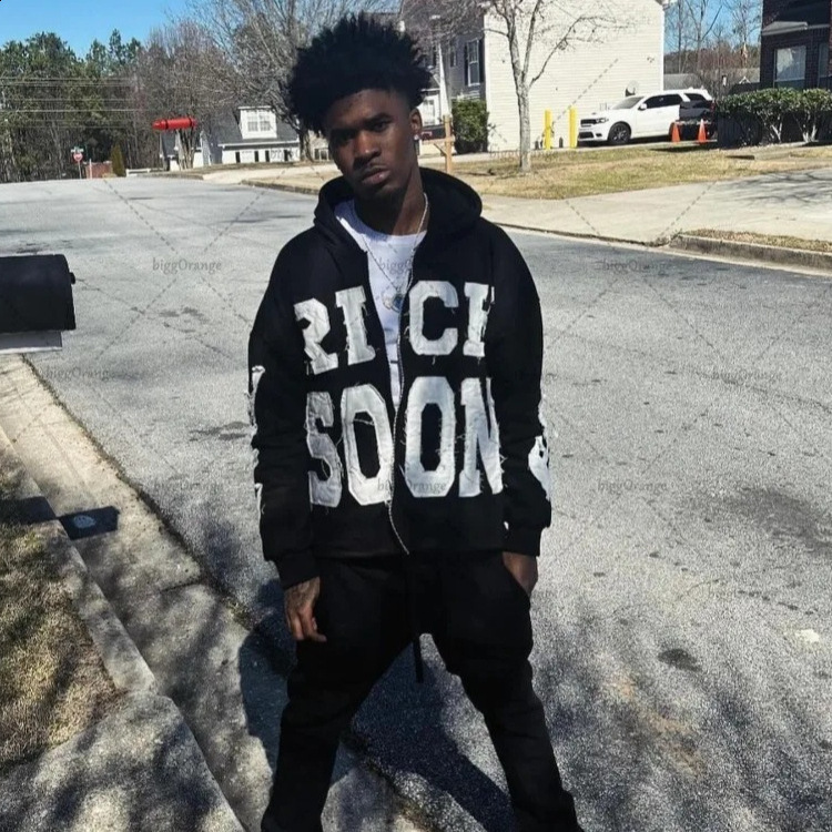 Y2K Casual applique Hooded Printed Sweatshirts for Women Unisex 90s tops couple Hoodie Pattern Sweatshirt Retro Street Clothing 250220