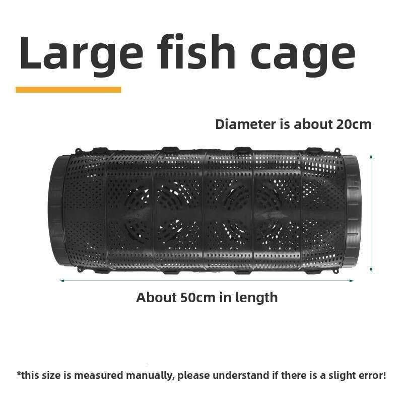 Fishing Bait Cage Fish Trap Net with Anti-escape Design Portable for Outdoor Lake Pond Catching Small Fish Shrimp Crab