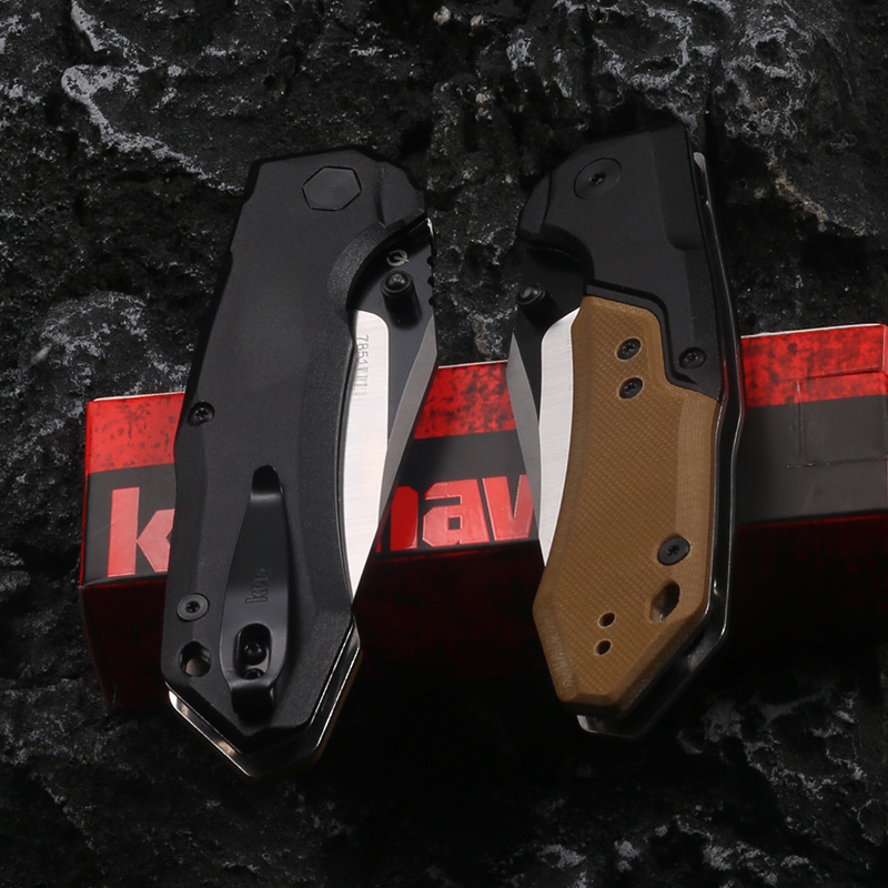 7851 New High-Quality Multi-Function Folding Pocket Knife, D2 Steel Blade, Aluminum Handle, Outdoor Camping and Fishing Knife