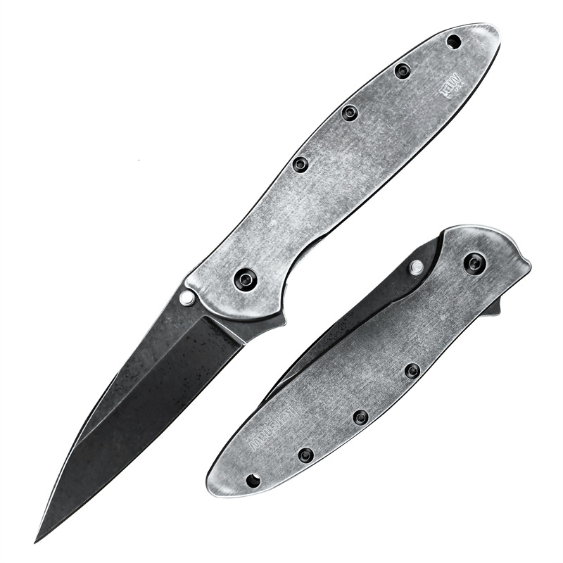 KS 1660 Pocket Folding Knife14C28N Blade Aluminum Alloy Handle Household Vegetable Knife Sharp Meat Cutter Kitchen Knives