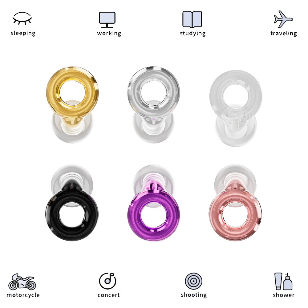 HUAK Quiet Ear Plugs Everyday Noise Relief with Clear Speech for Social GatheringsNoise Sensitivity Noise Reduction Earplugs 260427