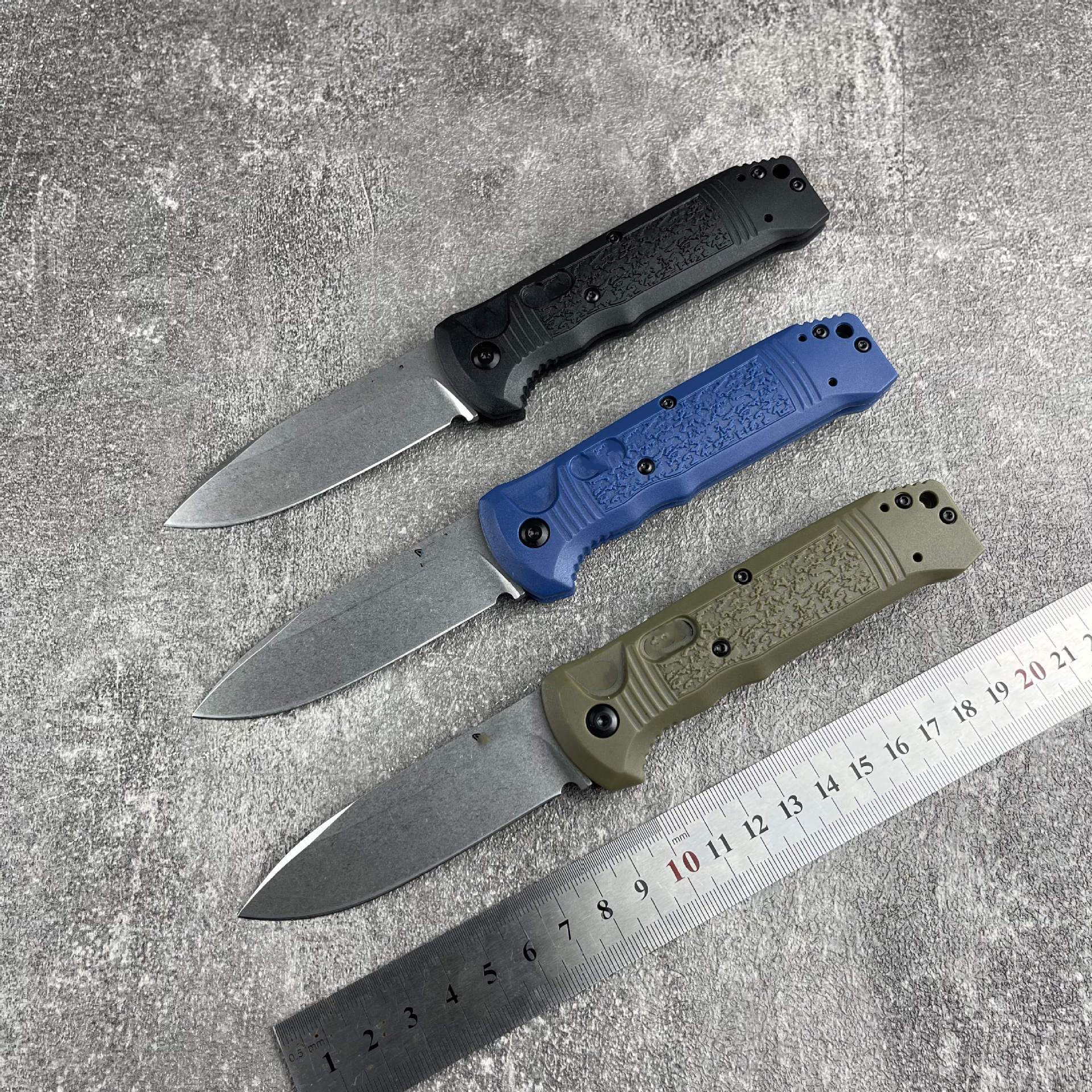 BM 4400 Compact Pocket Knife with S30V Blade Nylon Fiber Handle High Hardness and Sharp for Outdoor Camping Folding and Portable