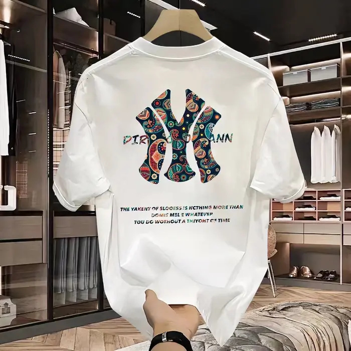 T Shirts For Men Designer Casual Style White Graphic Tee Breathable Sporty Style Sweatshirt Oversized Golf Summer Casual Cotton Essential Clothes