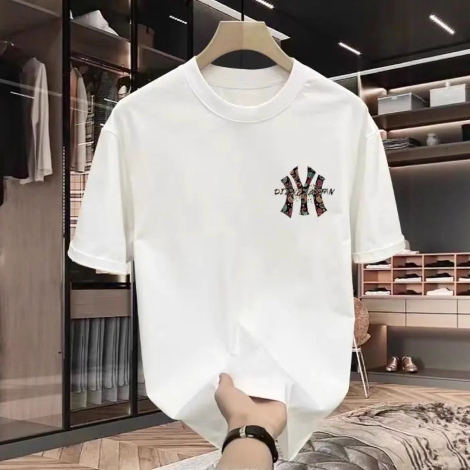 T Shirts For Men Designer Casual Style White Graphic Tee Breathable Sporty Style Sweatshirt Oversized Golf Summer Casual Cotton Essential Clothes
