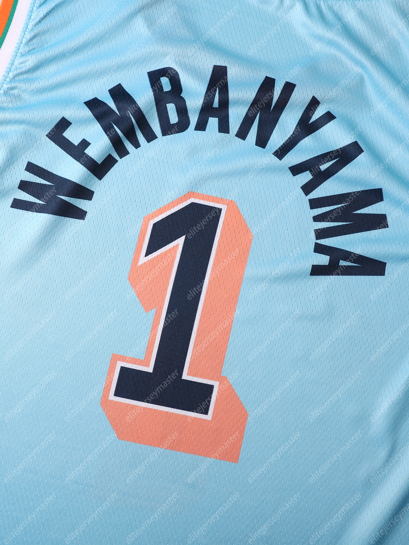 1 Victor Wembanyama De'Aaron Fox 2026 Personalized Customized Basketball Jerseys Stephon Castle Devin Vassell Julian Champagnie Harrison Barnes K
